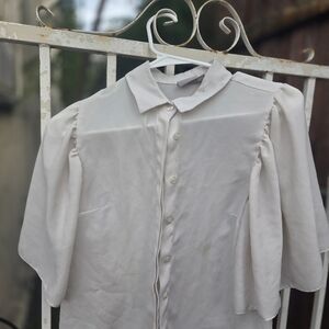 ASOS Cream Button Down Shirt